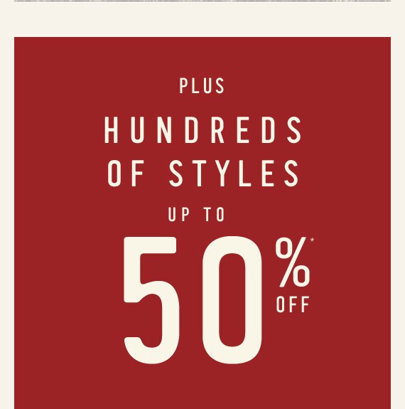 Hollister Mid-Season Sale: Hundreds of Styles Up to 50% Off*