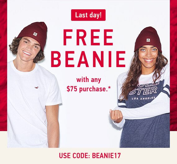 Free Beanie with Purchase of $75* Use code: BEANIE17
