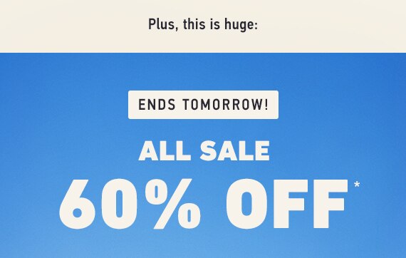 All Sale 60% Off*