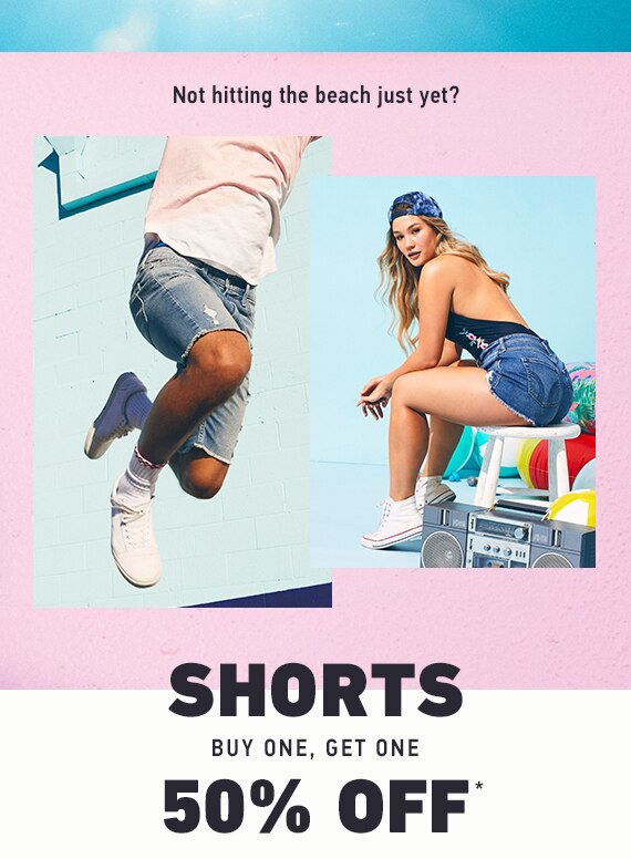 SHORTS BUY ONE GET ONE 50% OFF