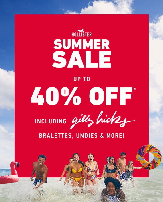 Sale up to 40% off*