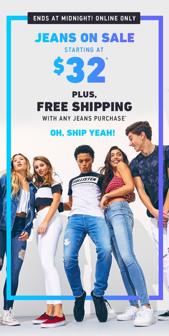 JEANS ON SALE STARTING AT $32 + FREE SHIPPING W/ JEANS PURCHASE