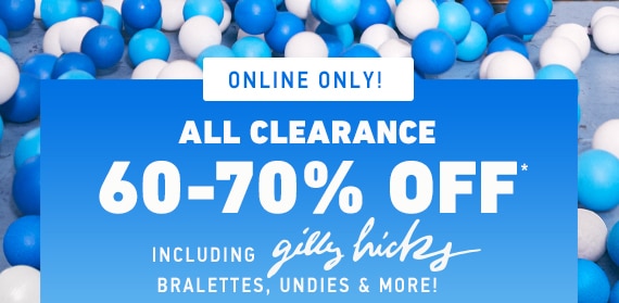 ALL CLEARANCE 60-70% OFF